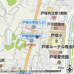 神奈川県横浜市戸塚区戸塚町3965-1周辺の地図