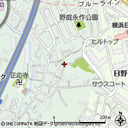 神奈川県横浜市港南区野庭町174周辺の地図