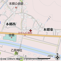 島根県出雲市大社町修理免1249-1周辺の地図