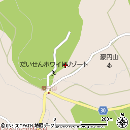 豪円山ロッジ（だいせん高原）周辺の地図