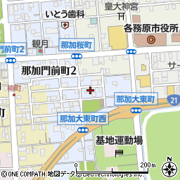 岐阜県各務原市那加大東町2周辺の地図