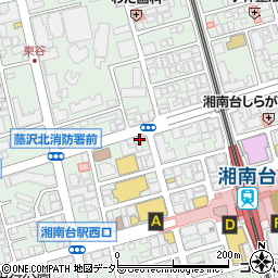 カネコ・ナーセリー湘南台店周辺の地図