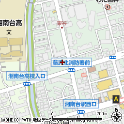 ローソン藤沢湘南台店周辺の地図