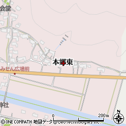 島根県出雲市大社町修理免本郷東周辺の地図