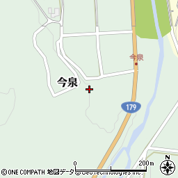 鳥取県東伯郡三朝町今泉周辺の地図