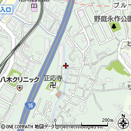 神奈川県横浜市港南区野庭町160周辺の地図