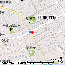 島根県出雲市斐川町荘原1068-2周辺の地図