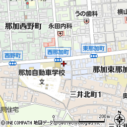岐阜県各務原市那加西那加町26-2周辺の地図