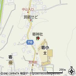 寄神社周辺の地図