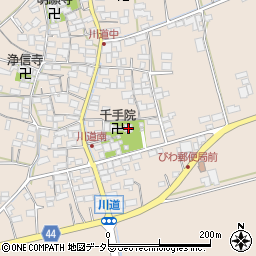 川道観音千手院周辺の地図
