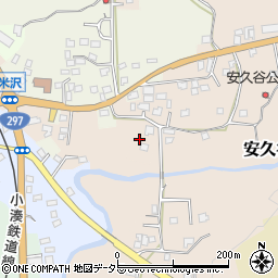 千葉県市原市安久谷周辺の地図
