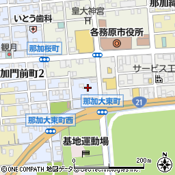 岐阜県各務原市那加大東町7-1周辺の地図