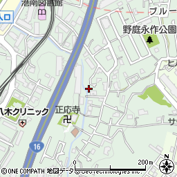 神奈川県横浜市港南区野庭町161周辺の地図