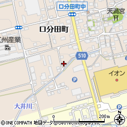 滋賀県長浜市口分田町446周辺の地図