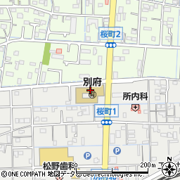 瑞穂市立　別府保育所周辺の地図