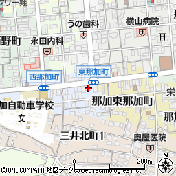 岐阜県各務原市那加西那加町17周辺の地図