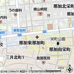 東那加町集会場周辺の地図