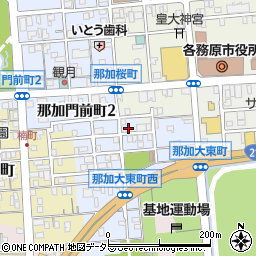岐阜県各務原市那加大東町2-16周辺の地図