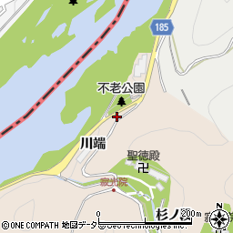 愛知県犬山市継鹿尾川端周辺の地図