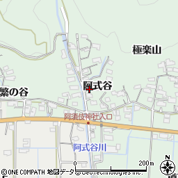 島根県出雲市大社町遙堪（阿式谷）周辺の地図