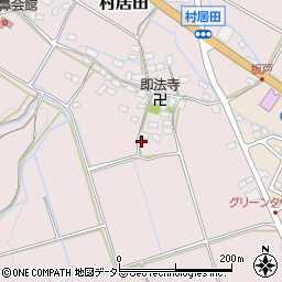滋賀県米原市村居田899周辺の地図