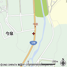 鳥取県東伯郡三朝町今泉372周辺の地図