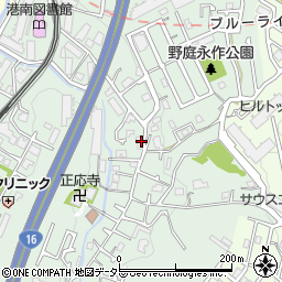 神奈川県横浜市港南区野庭町170-1周辺の地図