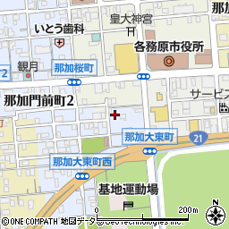 岐阜県各務原市那加大東町4周辺の地図