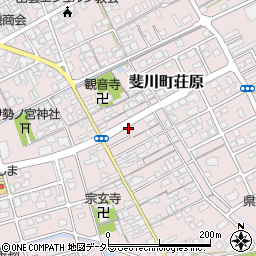 島根県出雲市斐川町荘原1068-3周辺の地図