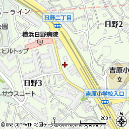 横浜自販機周辺の地図