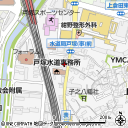 横浜倉田郵便局 ＡＴＭ周辺の地図