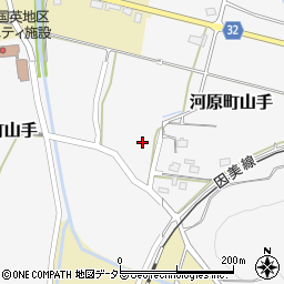 鳥取県鳥取市河原町山手90周辺の地図