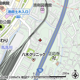 神奈川県横浜市港南区野庭町596-7周辺の地図