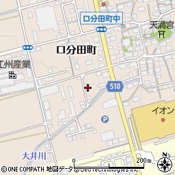 滋賀県長浜市口分田町445周辺の地図