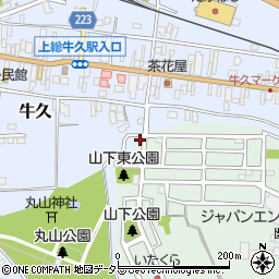 千葉県市原市中288-2周辺の地図