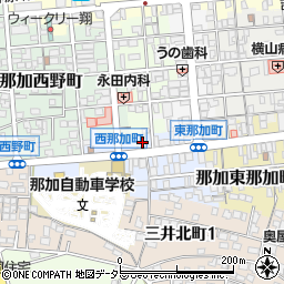 岐阜県各務原市那加西那加町9周辺の地図