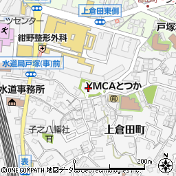 上倉田第五公園周辺の地図