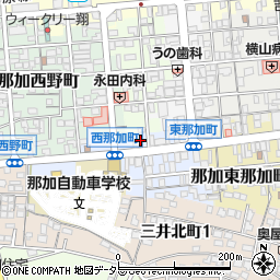 岐阜県各務原市那加西那加町10周辺の地図