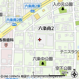 岐阜産業会館周辺の地図