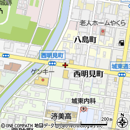 岐阜県岐阜市西明見町周辺の地図