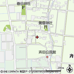 岐阜県安八郡神戸町斉田388周辺の地図