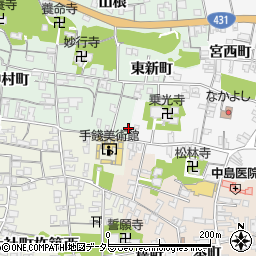 秦イトオテルミー療術所周辺の地図