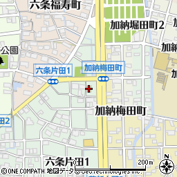 ファミリーマート岐阜六条店周辺の地図