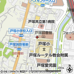 神奈川県横浜市戸塚区戸塚町121-7周辺の地図