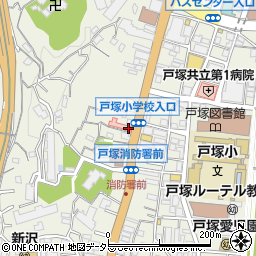 戸塚区医師会訪問看護ステーション周辺の地図