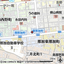 岐阜県各務原市那加西那加町14-2周辺の地図