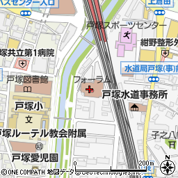 男女共同参画センター　横浜・施設貸出周辺の地図