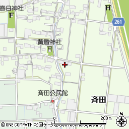 岐阜県安八郡神戸町斉田535周辺の地図