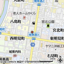 和食さと岐阜城東通店周辺の地図