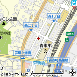 横浜南部労連周辺の地図